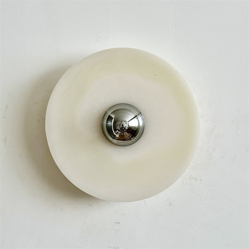 Ulmena Onyx Round Wall Lamp