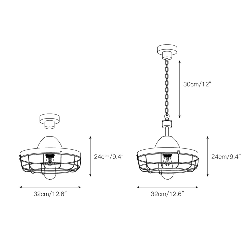 Seceno Cage Pendant Light