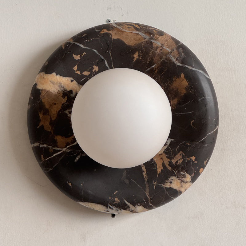 Gelso Marble Black Sconce