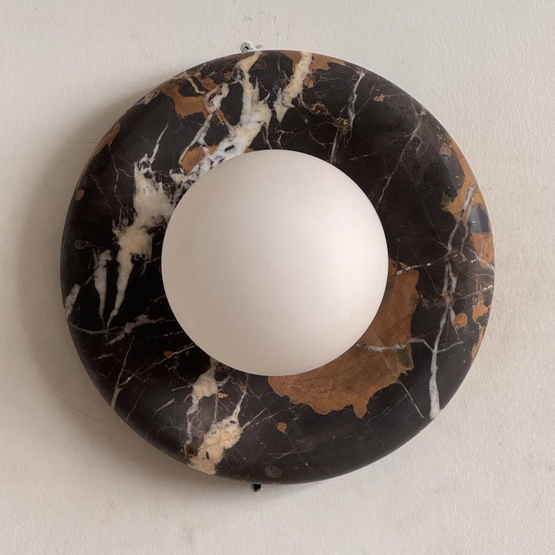 Gelso Marble Black Sconce
