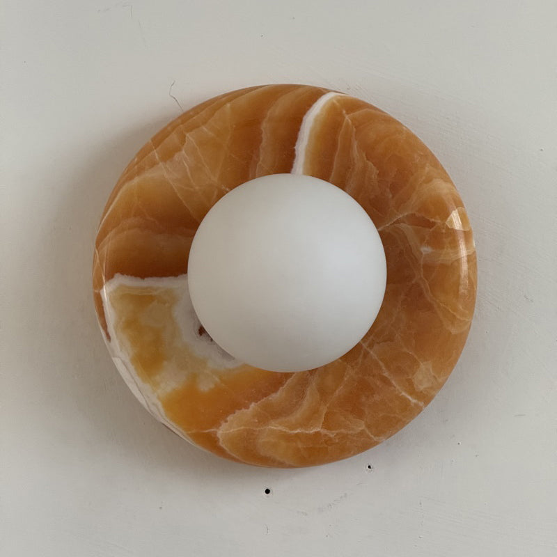 Gelso Yellow Onyx Sconce
