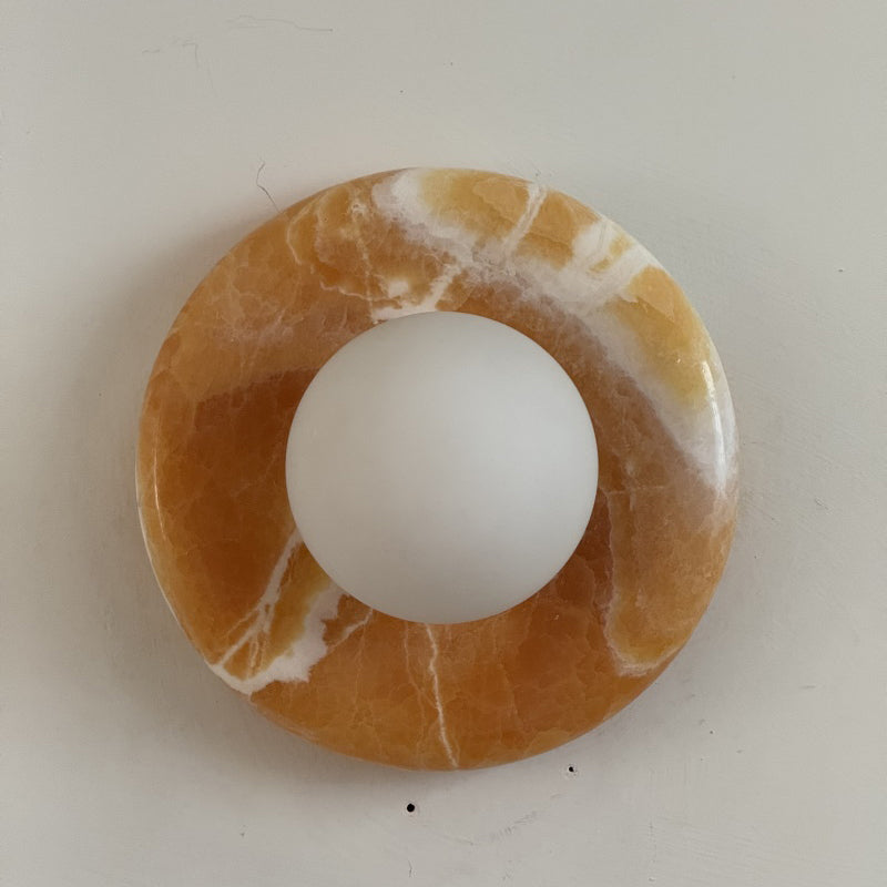 Gelso Yellow Onyx Sconce