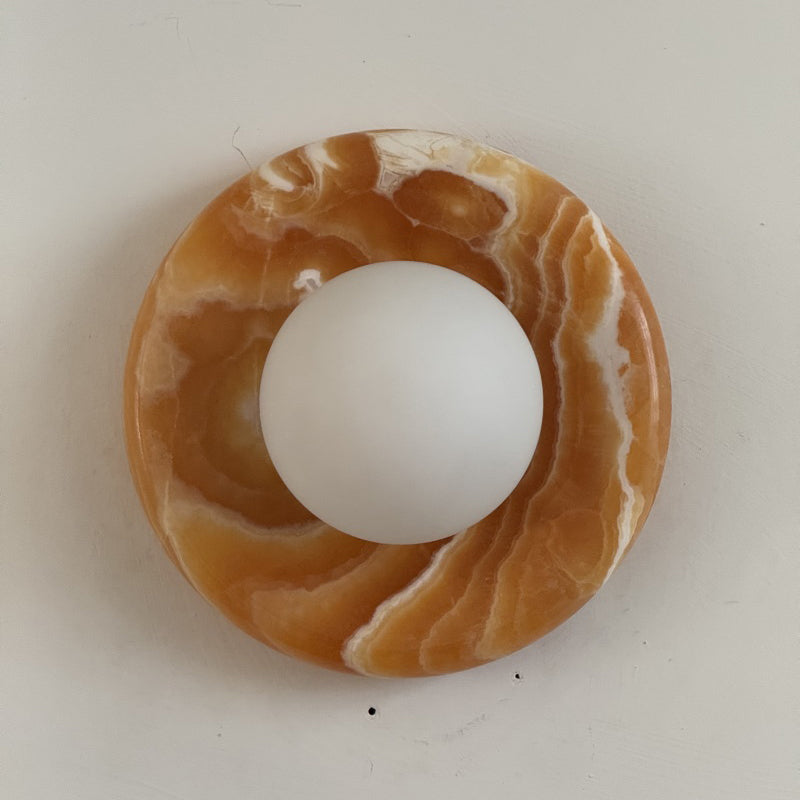 Gelso Yellow Onyx Sconce