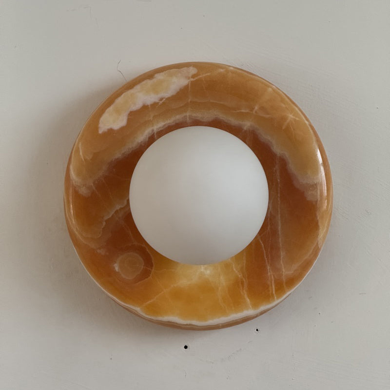 Gelso Yellow Onyx Sconce