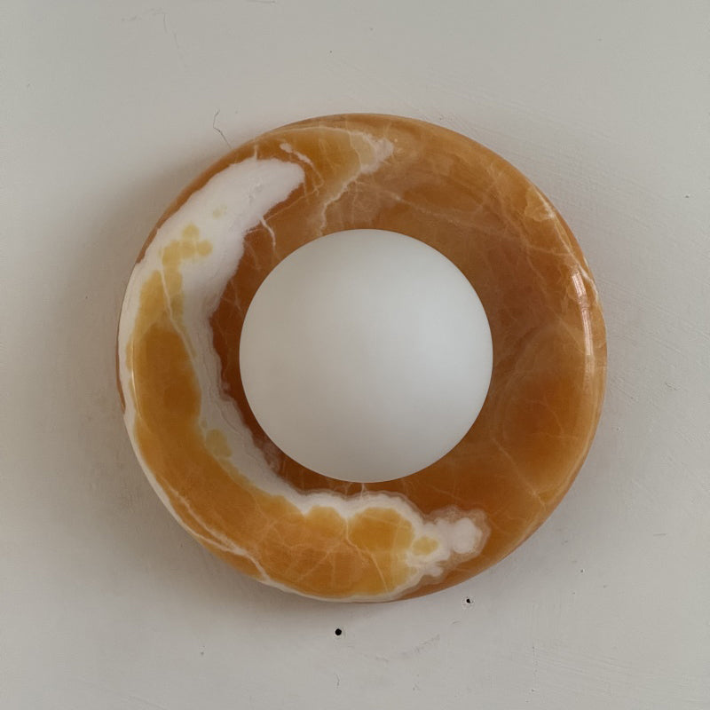 Gelso Yellow Onyx Sconce