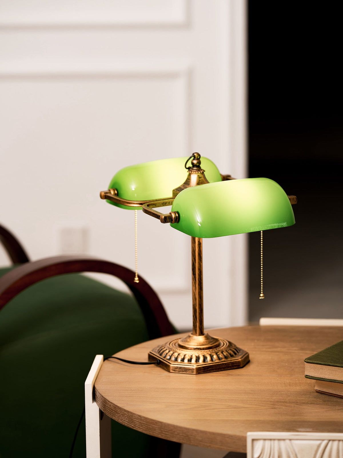 Aldo Twin Library Table Lamp