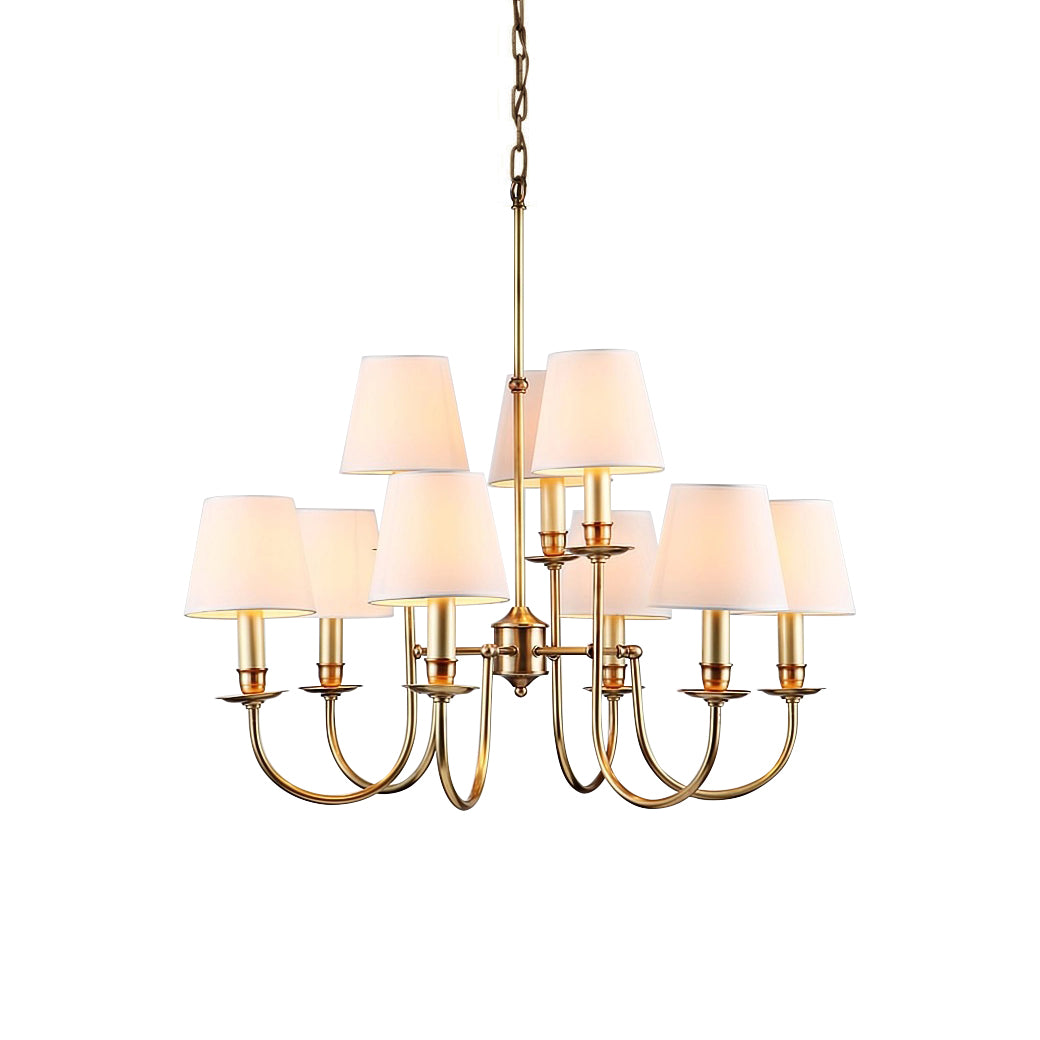 Venina Brass Vintage Chandelier