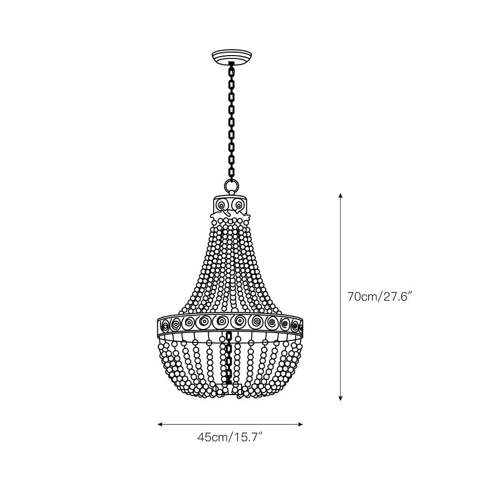 Rimone Beaded Chandelier