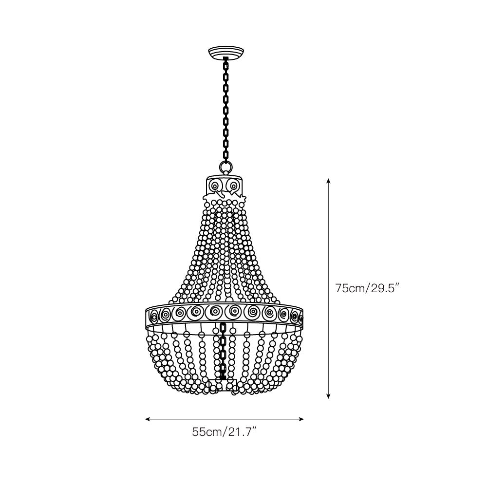 Rimone Beaded Chandelier