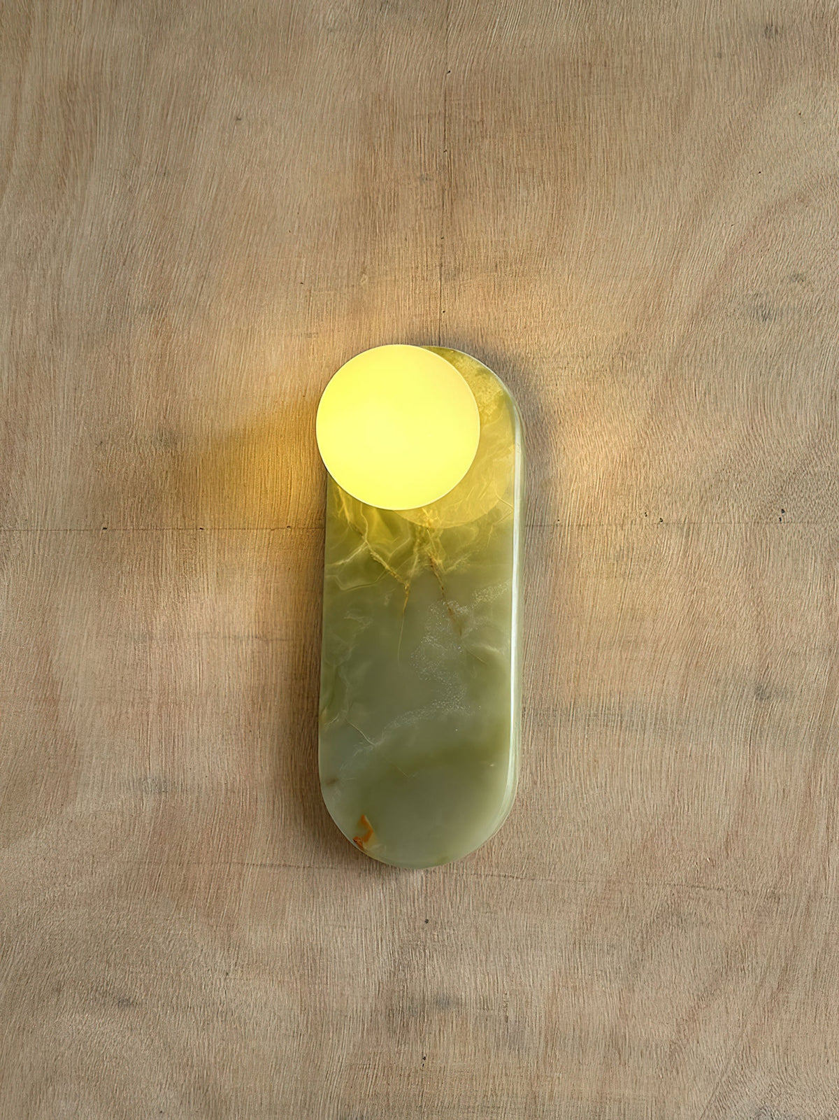 Brunello Wall Onyx Lamp ∅ 3.9″ x H 10.6″