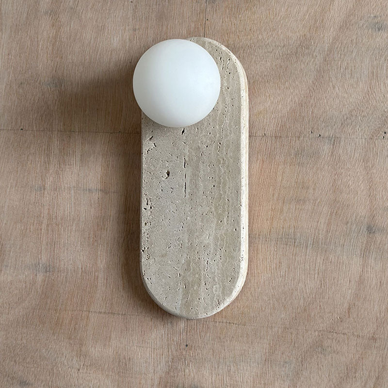 Brunello Wall Onyx Lamp ∅ 3.9″ x H 10.6″