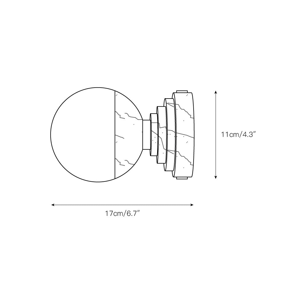 Giuliano Marble Wall Lamp