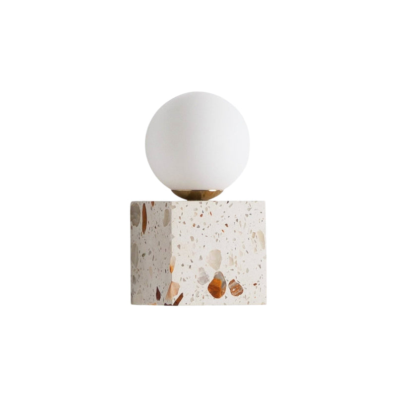 Mercurio Cube Terrazzo Wall Sconce