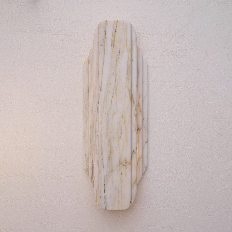 Quadrino Travertine Marble Onyx Wall Lamp