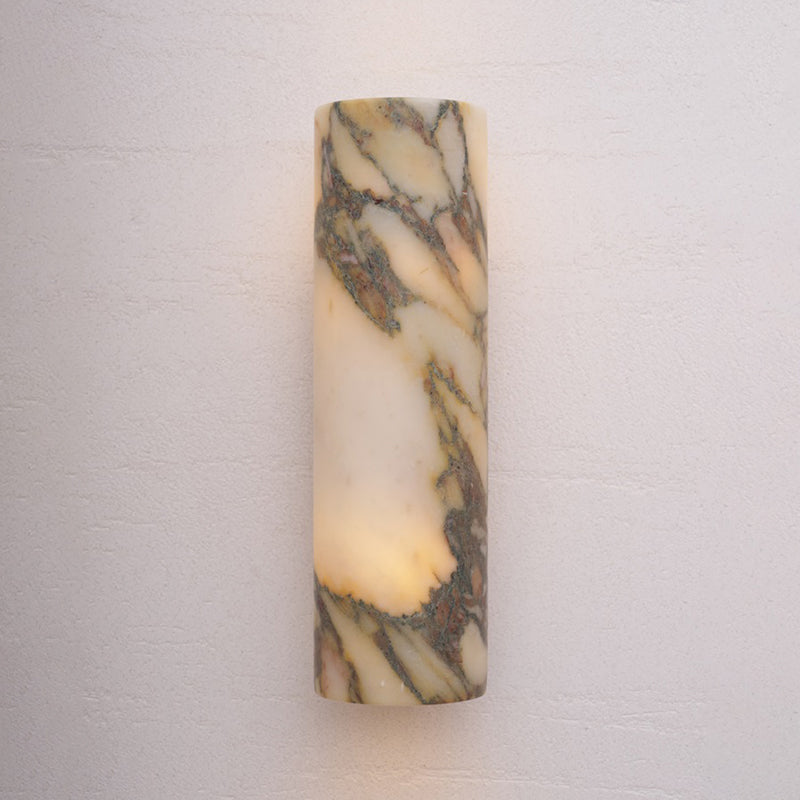 Quadrino Travertine Marble Onyx Wall Lamp