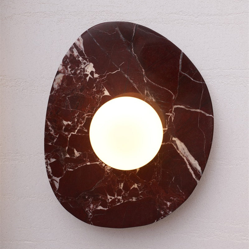 Quadrino Travertine Marble Onyx Wall Lamp