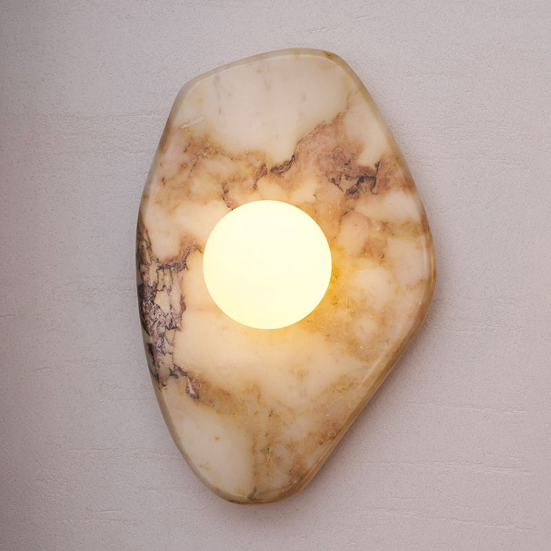 Quadrino Travertine Marble Onyx Wall Lamp