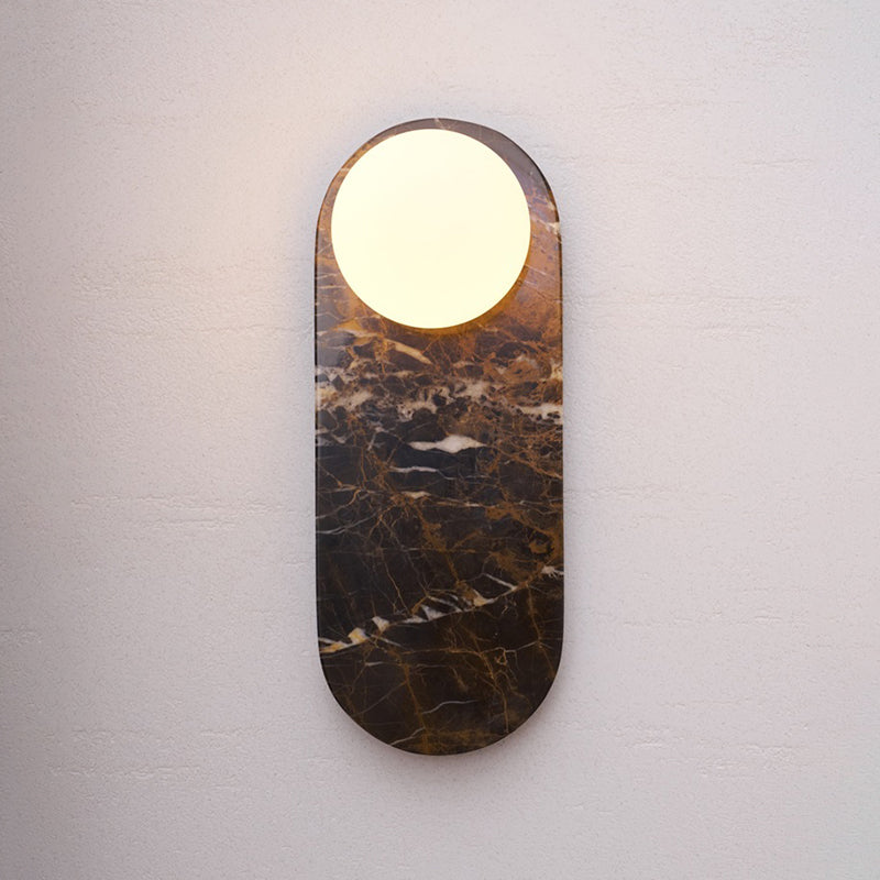 Quadrino Travertine Marble Onyx Wall Lamp
