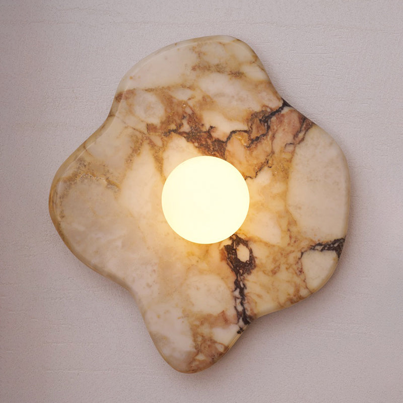 Quadrino Travertine Marble Onyx Wall Lamp