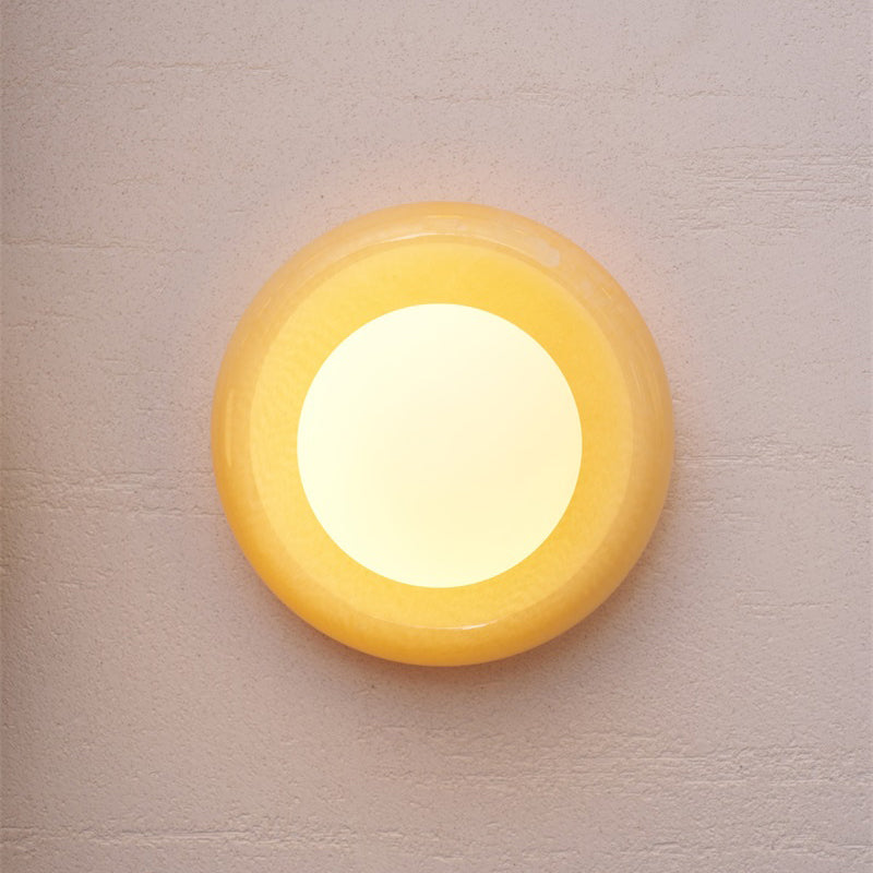 Quadrino Travertine Marble Onyx Wall Lamp