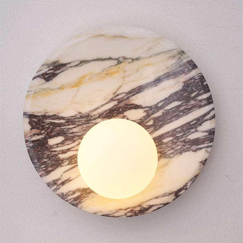 Quadrino Travertine Marble Onyx Wall Lamp