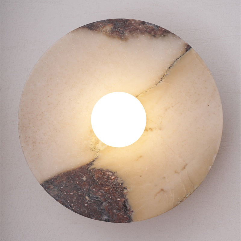 Quadrino Travertine Marble Onyx Wall Lamp