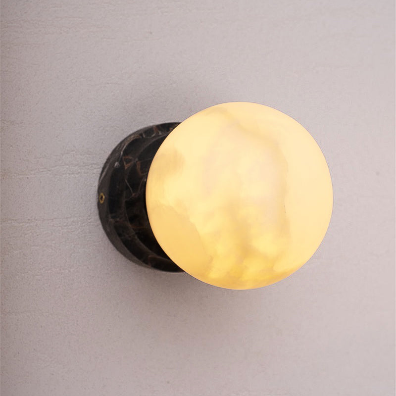 Quadrino Travertine Marble Onyx Wall Lamp