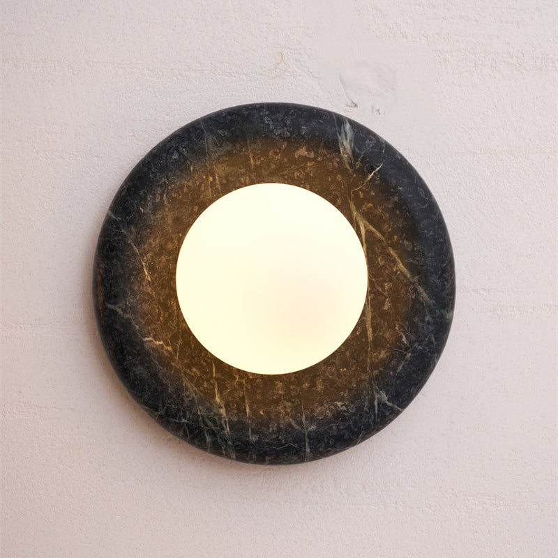 Quadrino Travertine Marble Onyx Wall Lamp