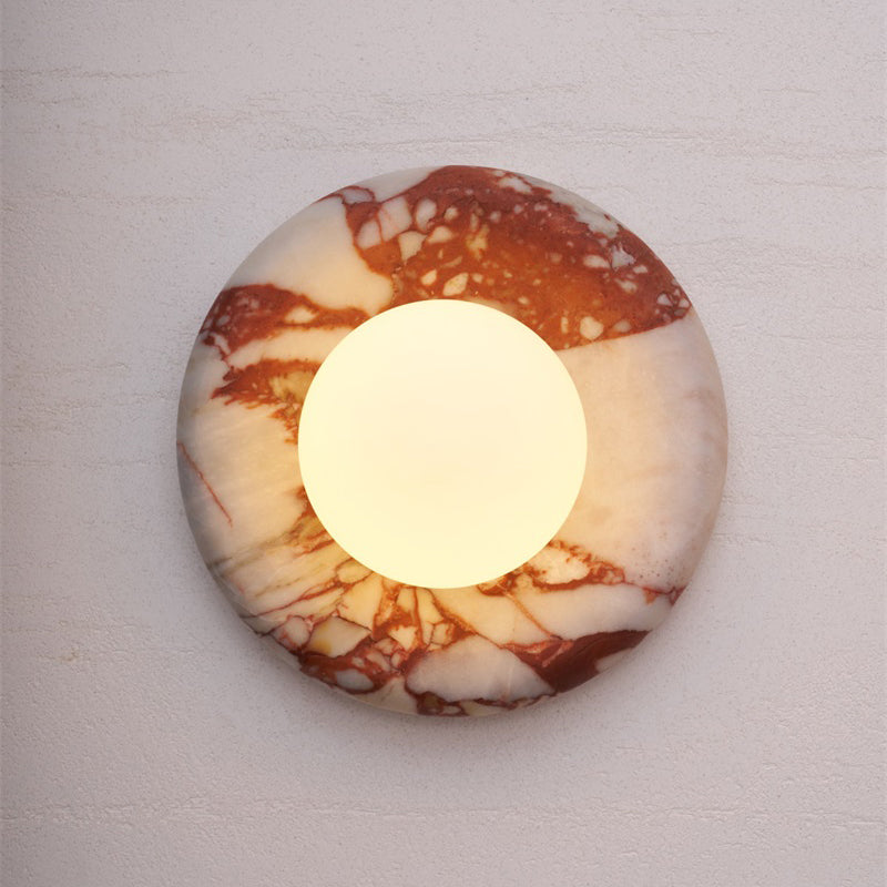 Quadrino Travertine Marble Onyx Wall Lamp