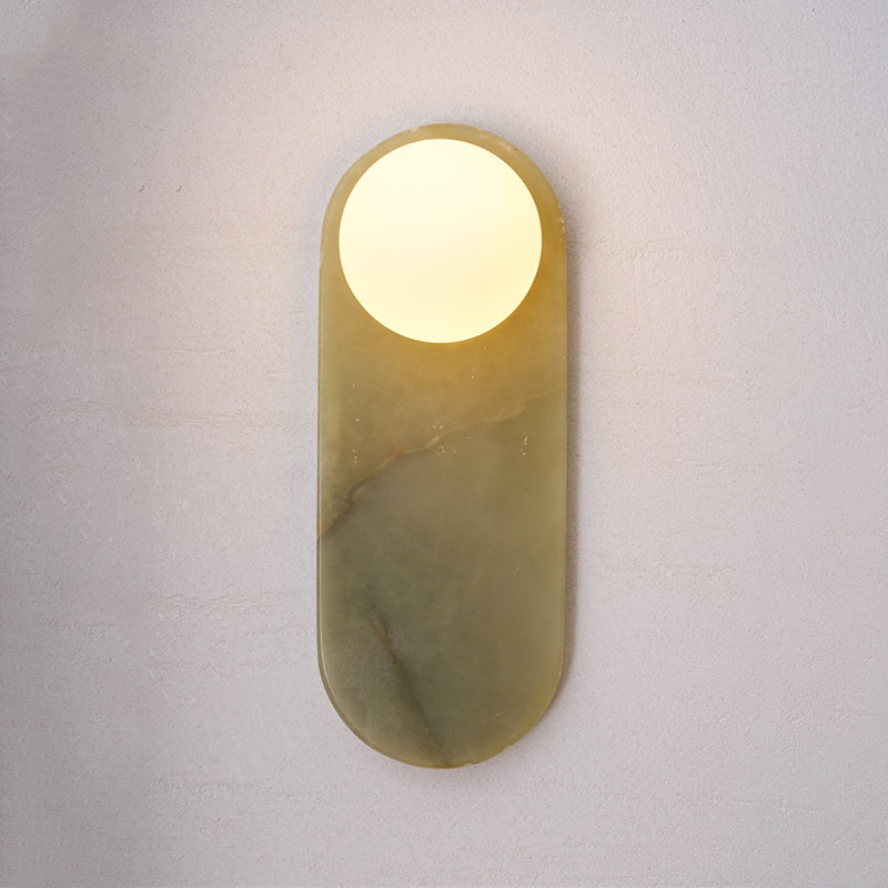 Quadrino Travertine Marble Onyx Wall Lamp