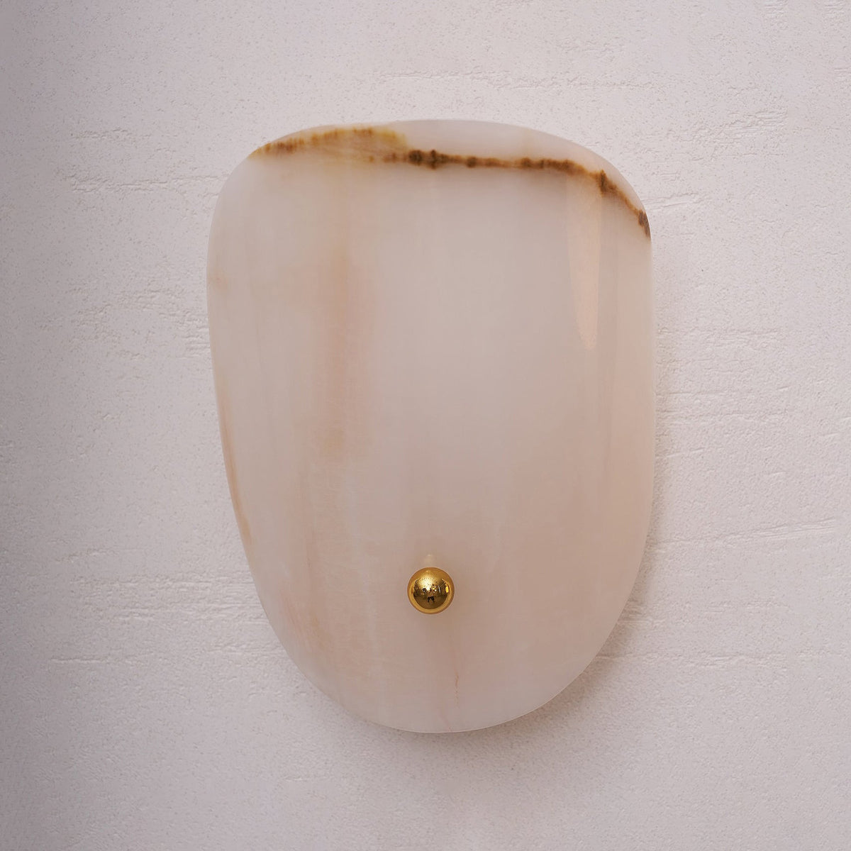 Quadrino Travertine Marble Onyx Wall Lamp