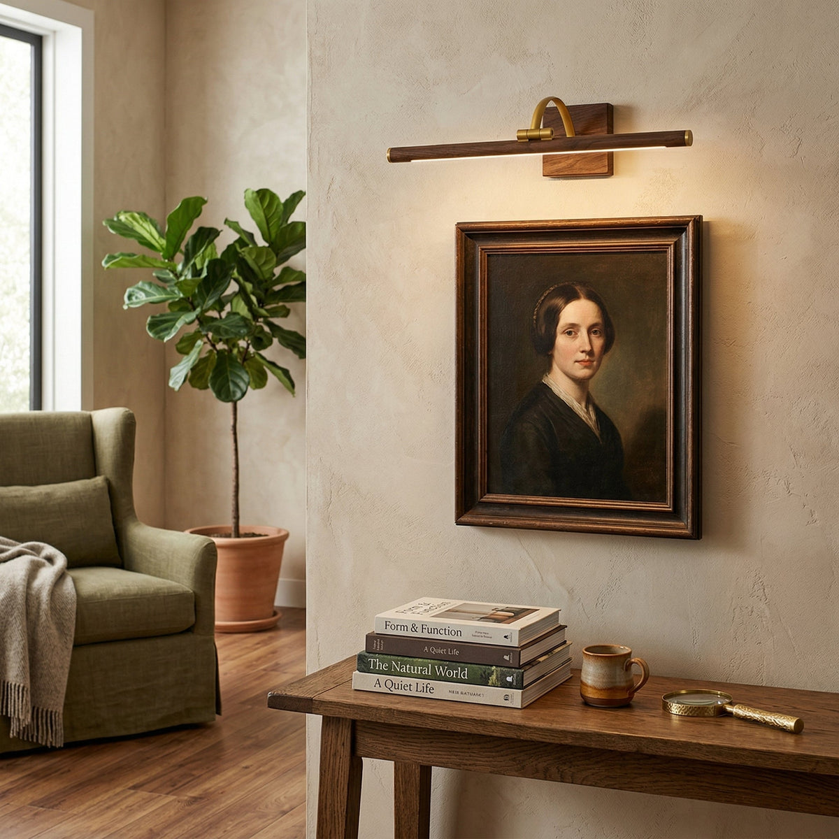 Avorio Rechargeable Brass Wall Lamp