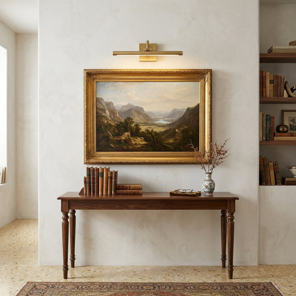 Avorio Rechargeable Brass Wall Lamp
