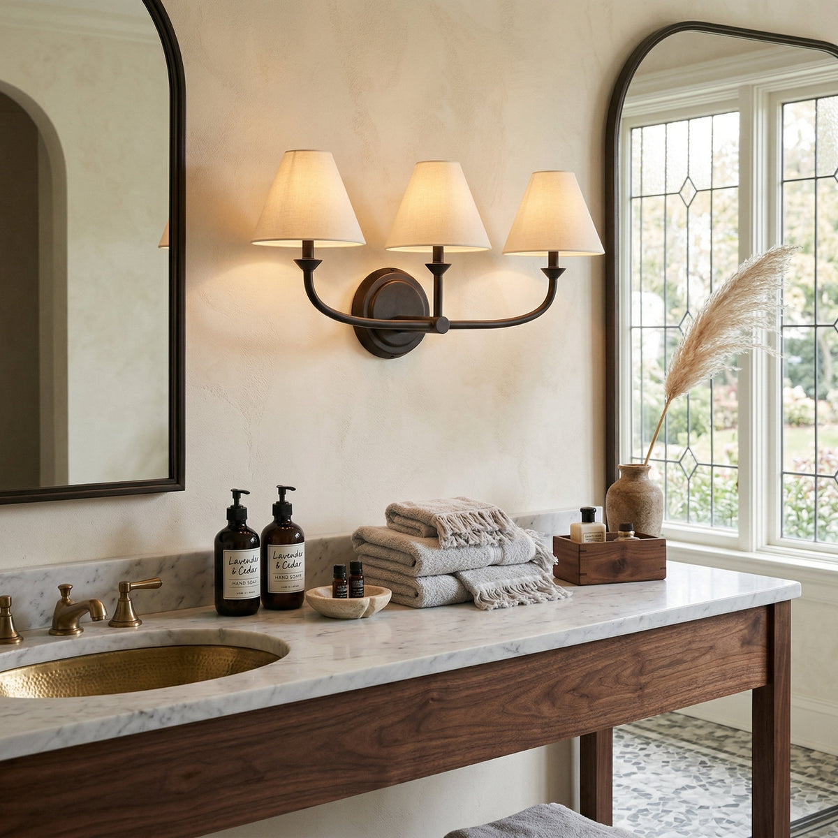 Cantico Brass Wall Lamp