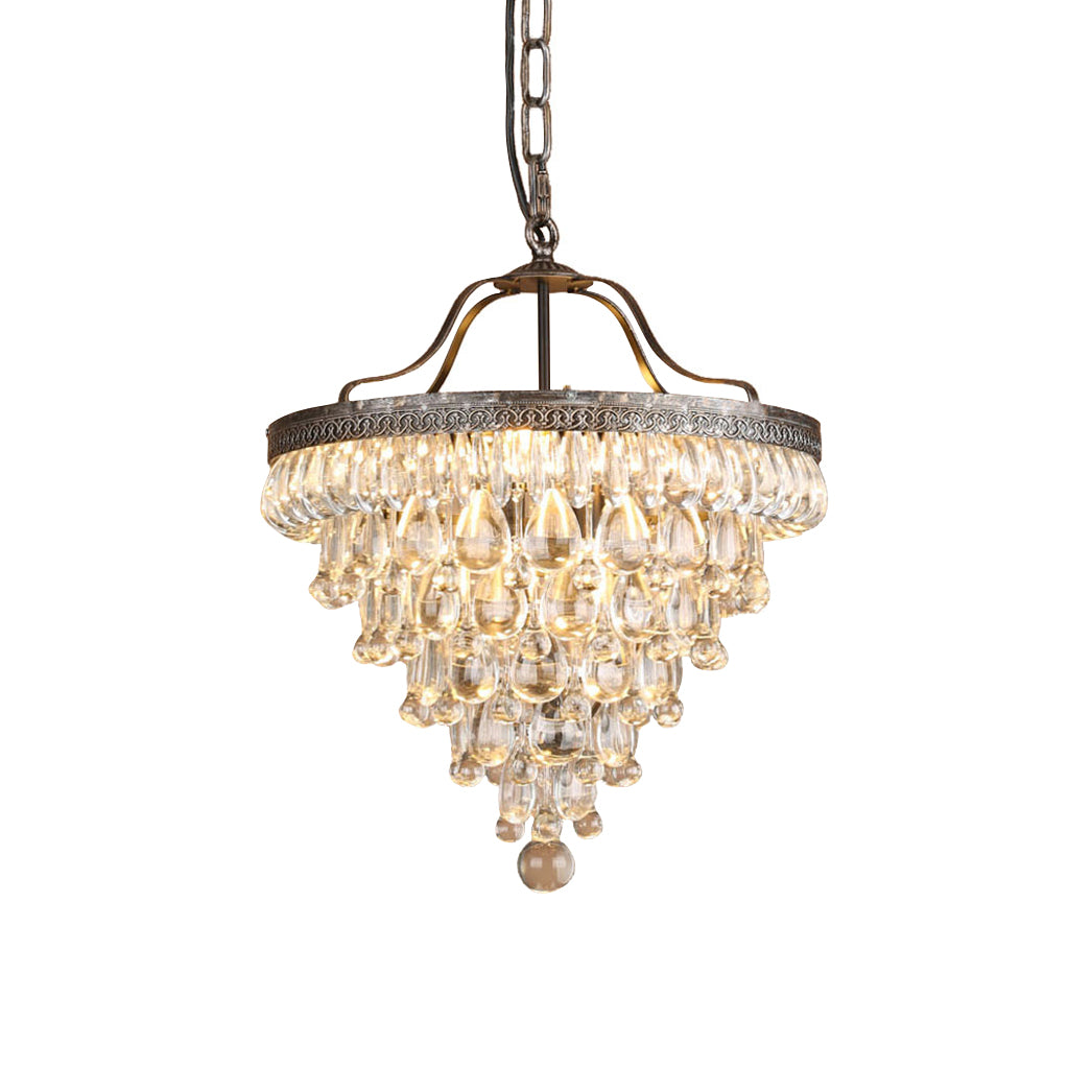 Stivella Crystal Inverted Pyramid Chandelier
