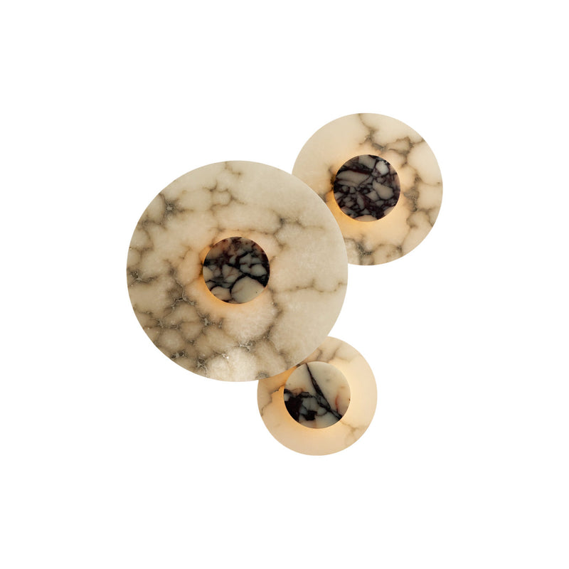 Lanterna Alabaster Combination Wall Lamp