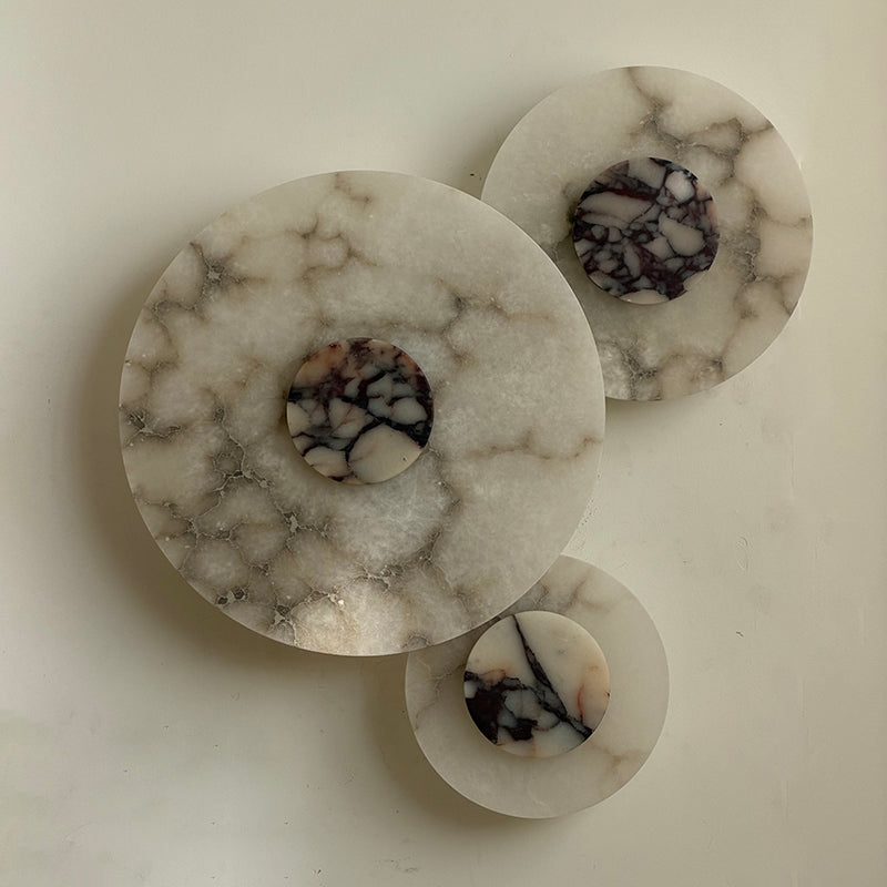 Lanterna Alabaster Combination Wall Lamp