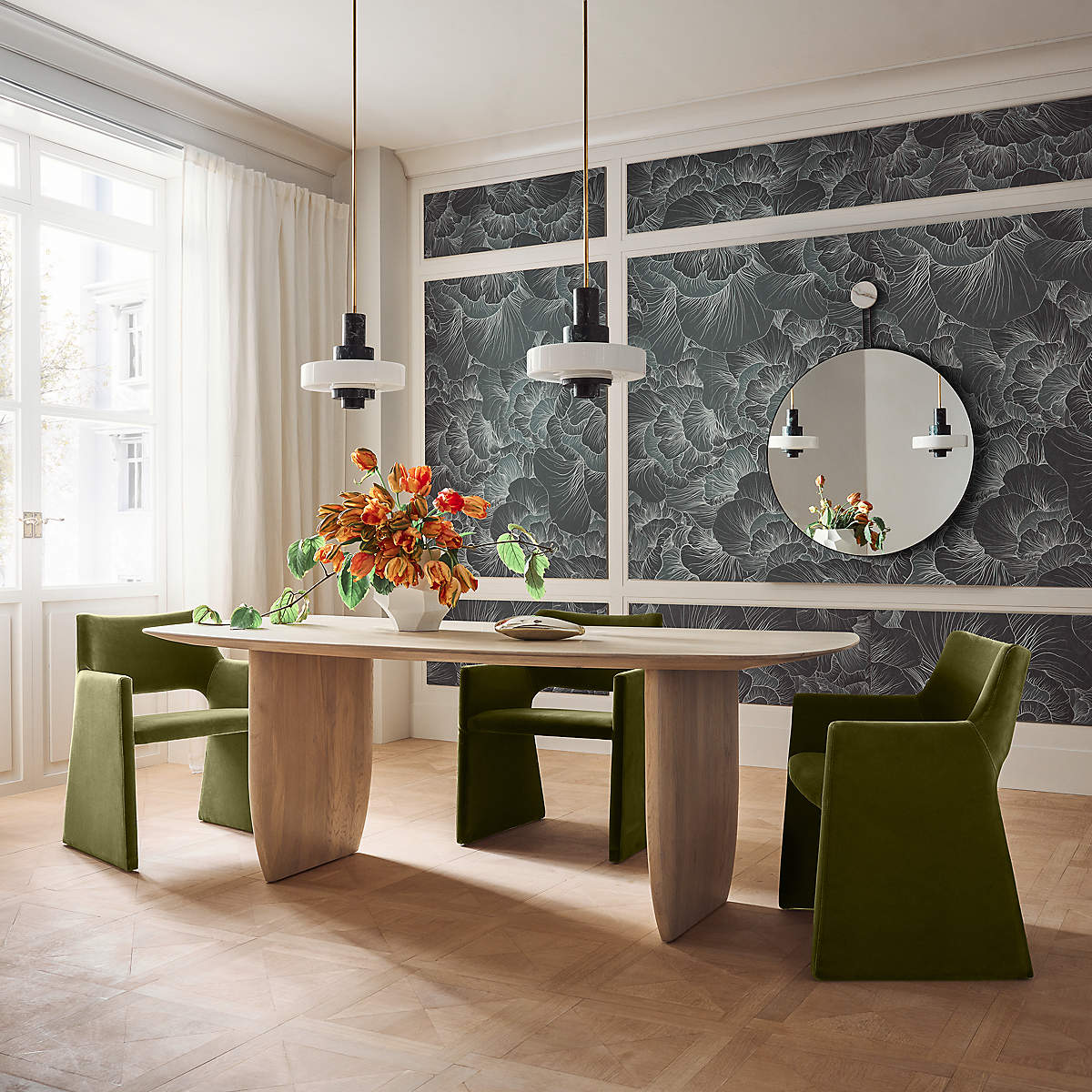Vignena Marble Green Pendant Lamp