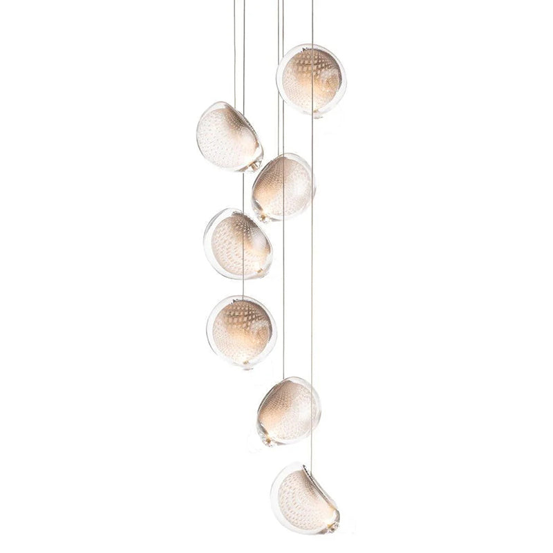 Fermo Cluster Glass Chandelier