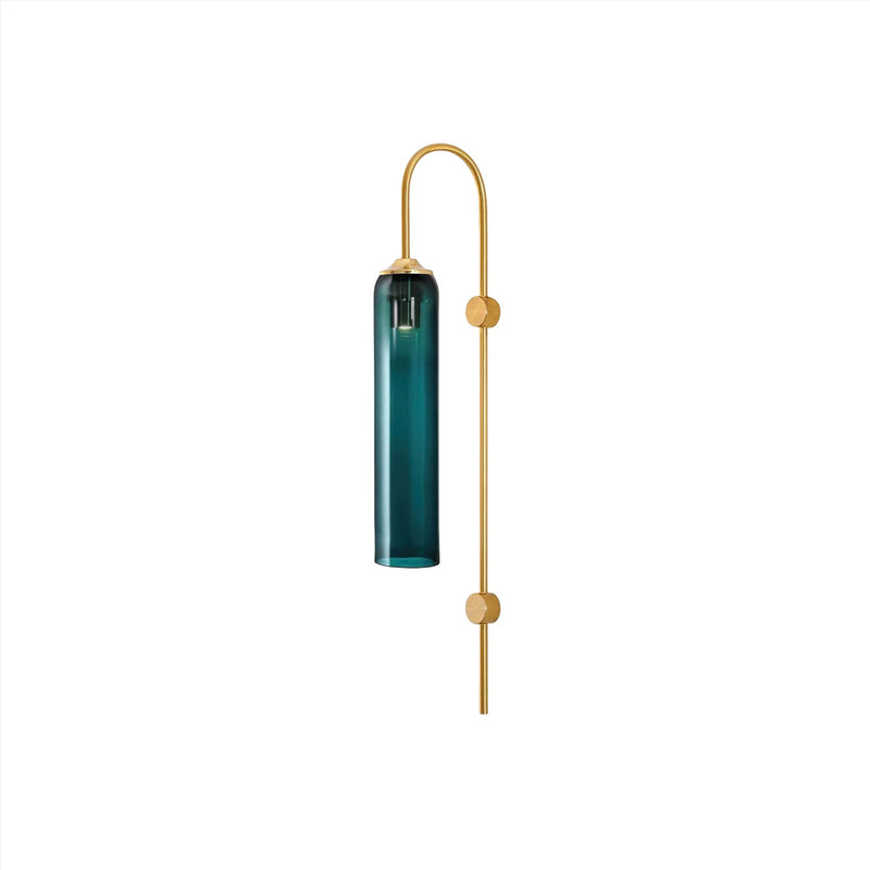 Spadaro Glass Modern Vertical Wall Lamp