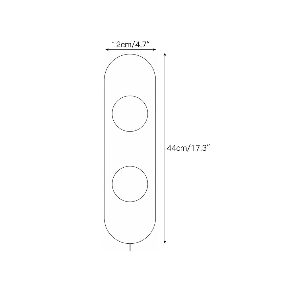 Rodolfo Plug-in Marble Wall Sconce
