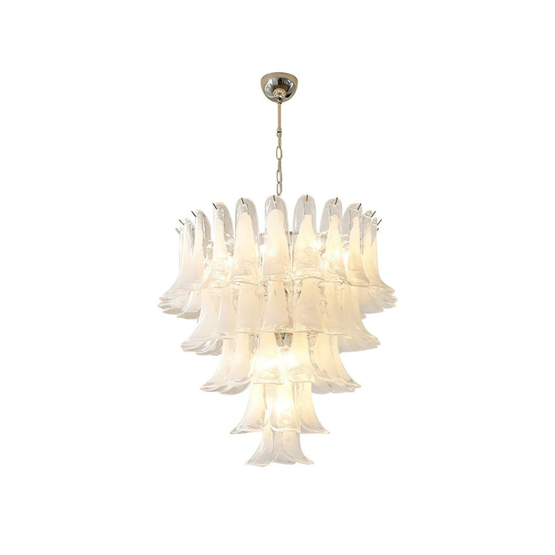 Stivone Petal Tiered Glass Chandelier