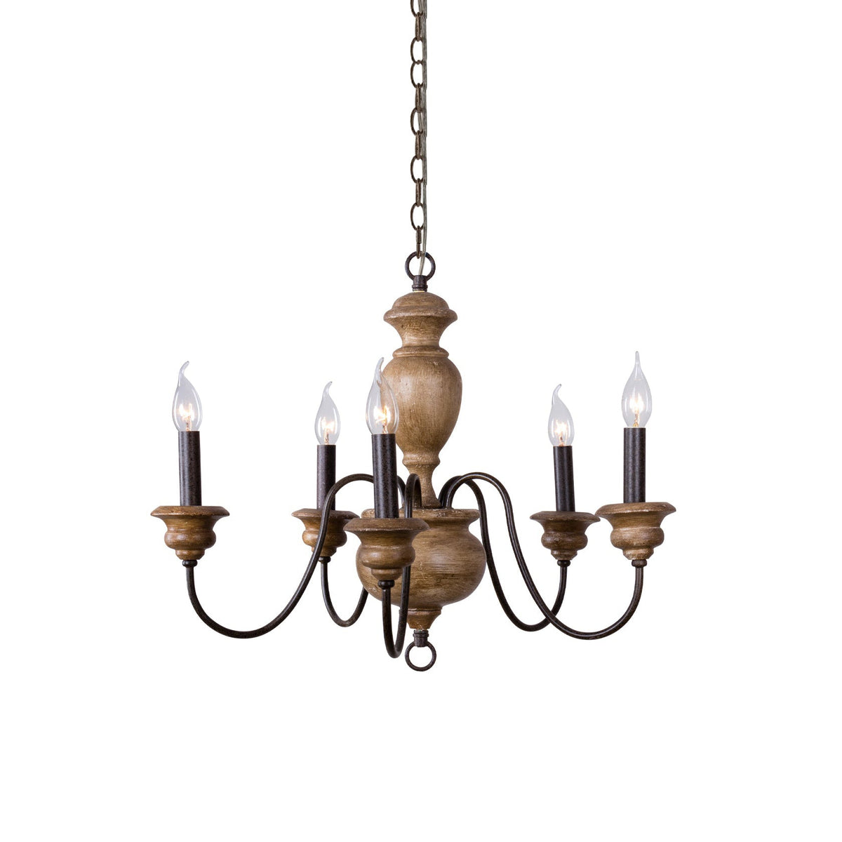 Onorino Wood Chandelier