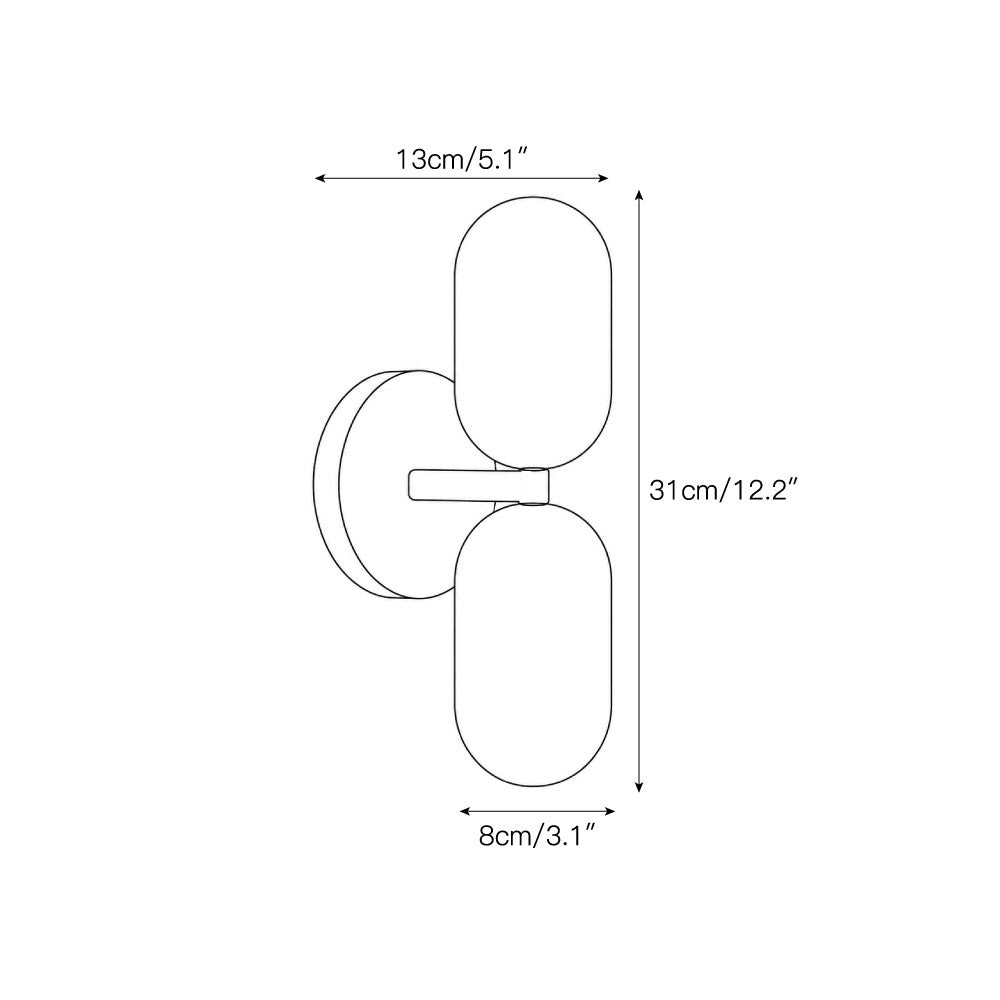 Ancora Alabaster Wall Sconce