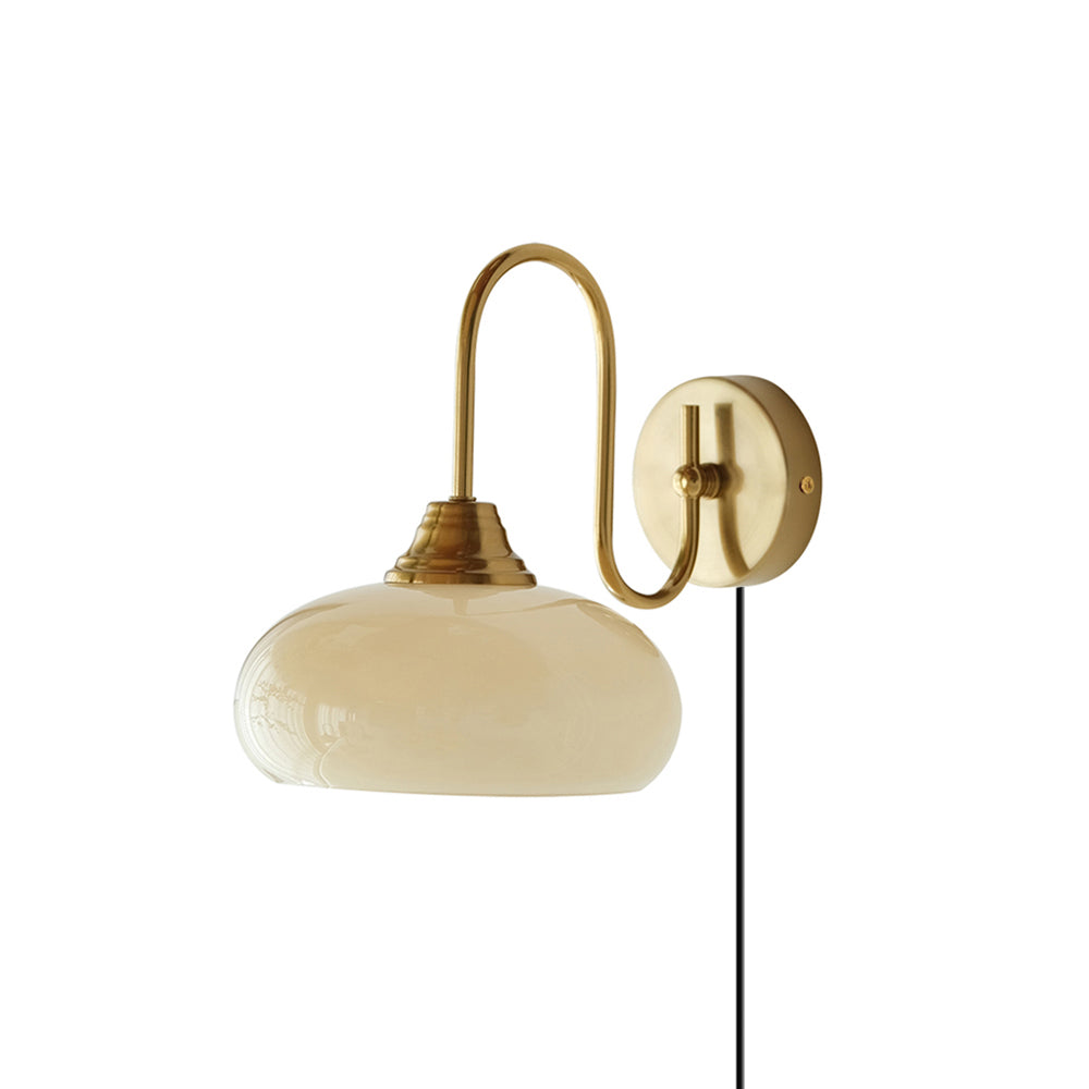 Vietri Plug-in Glass Wall Lamp