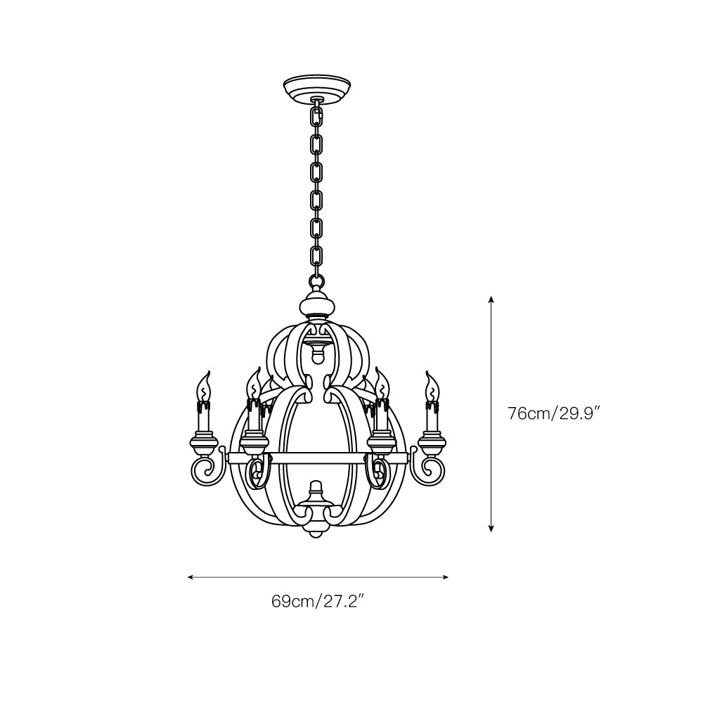 Rascesco Traditional Chandelier
