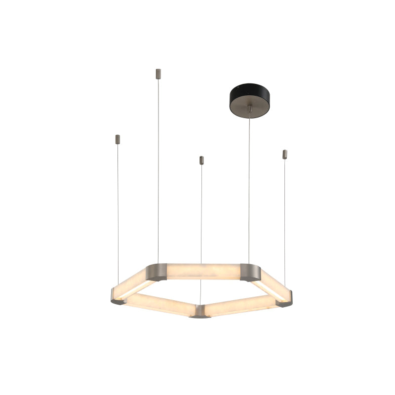 Rugina Ring Single Alabaster Chandelier