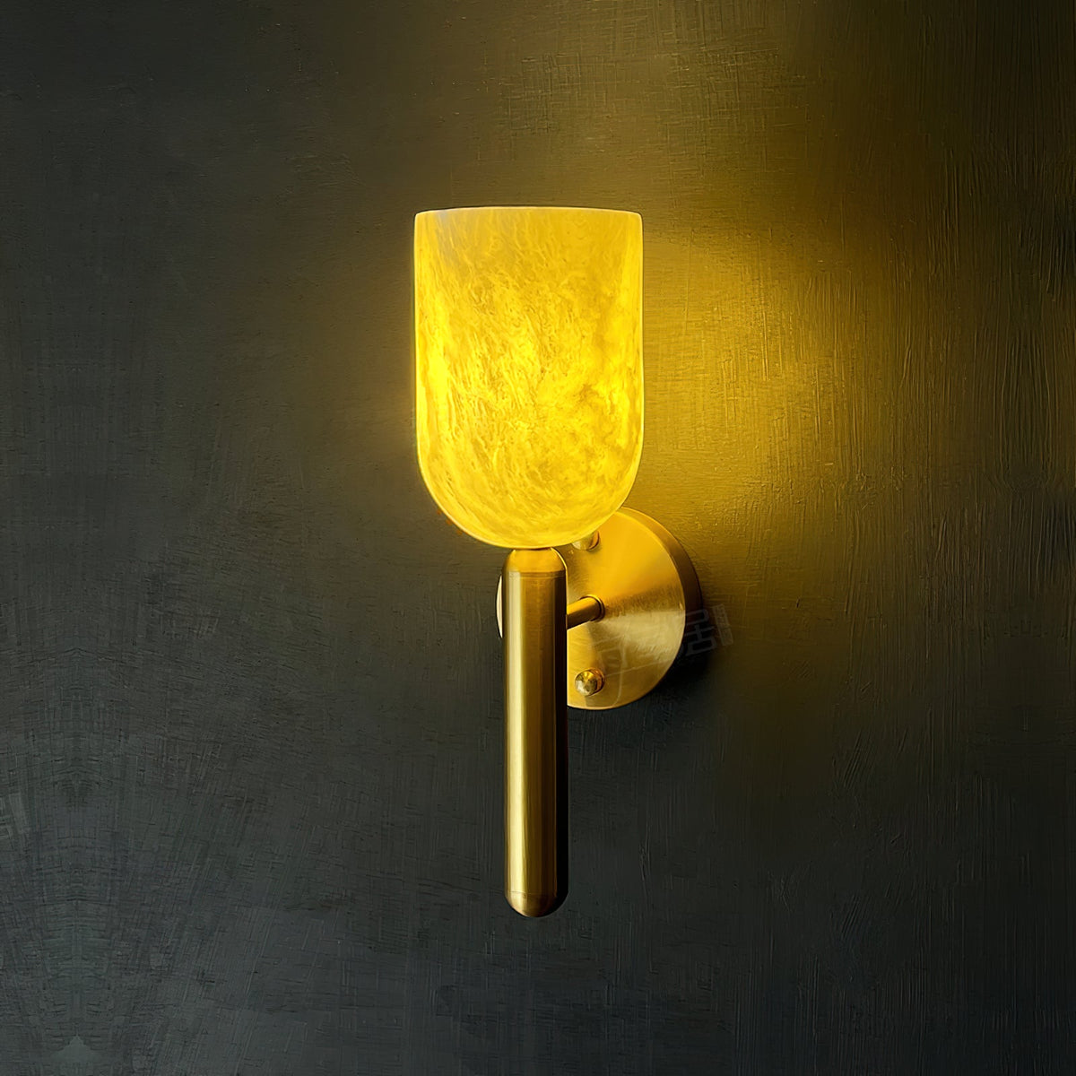 Privana Alabaster Wall Lamp