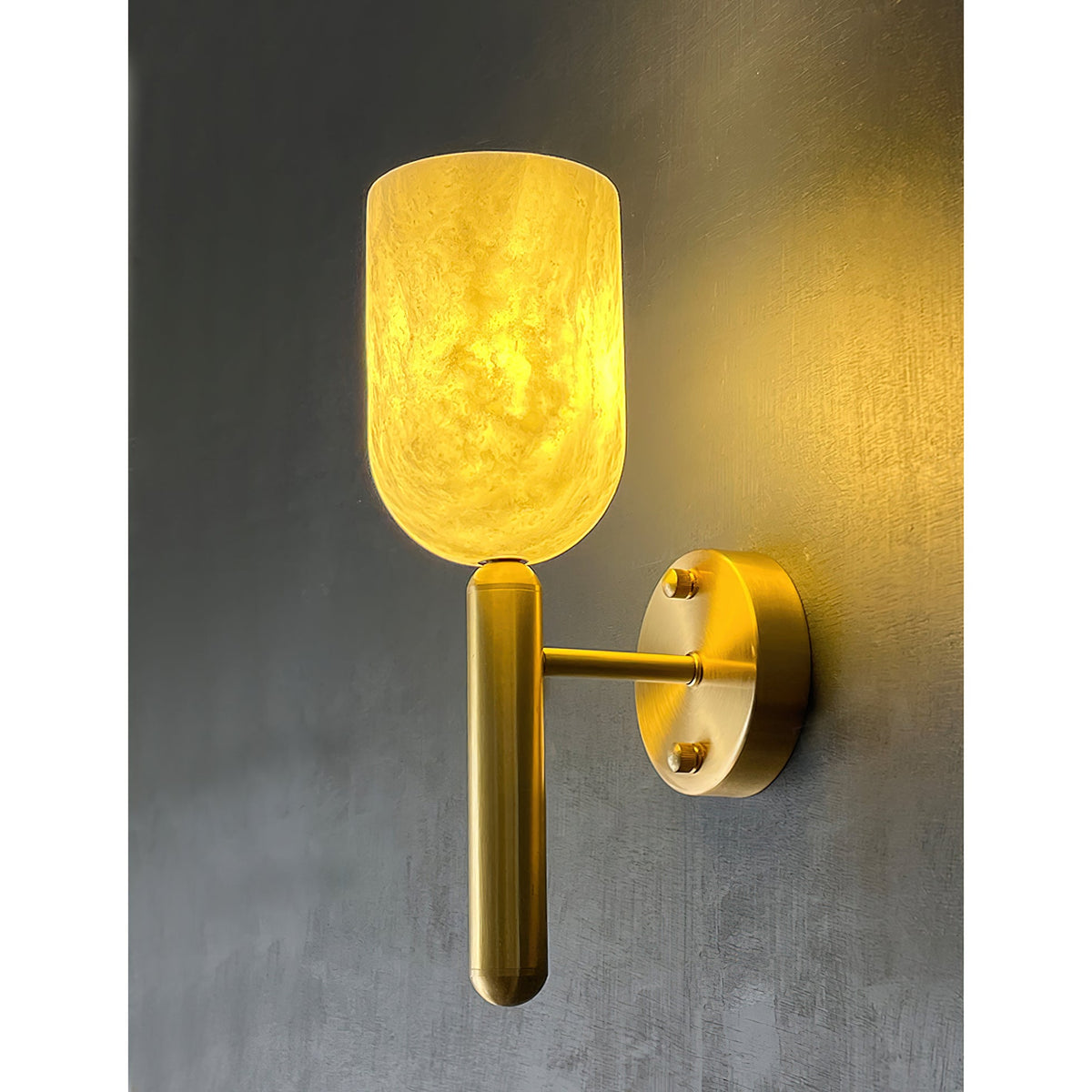 Privana Alabaster Wall Lamp