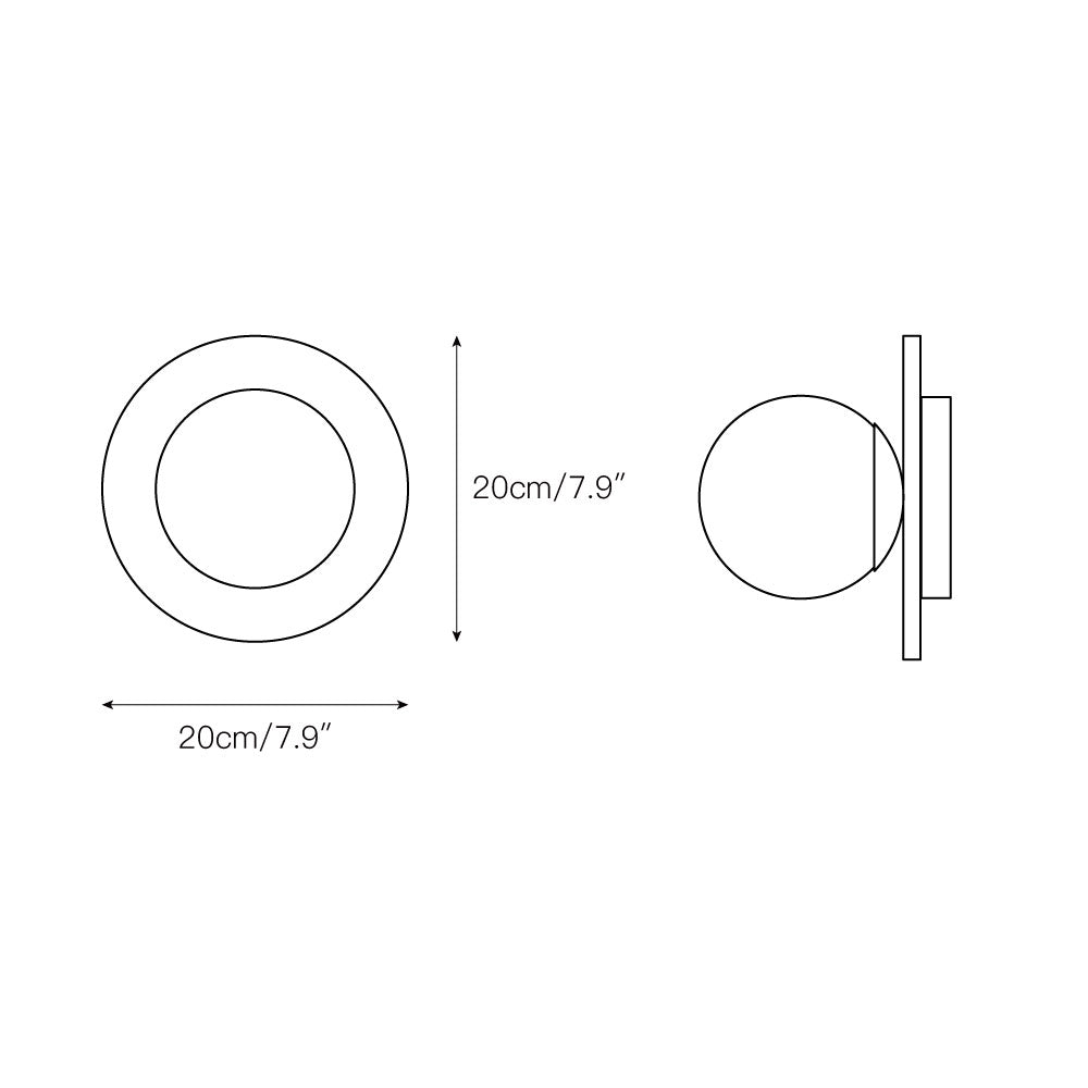 Tiveto Onyx Krema Wall Lamp